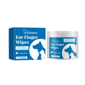YEGBONG Pet Cleaning Finger Wipes, 50 Count